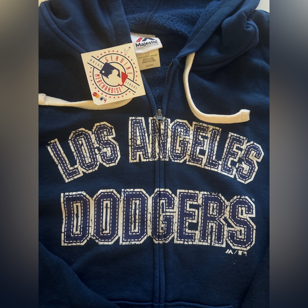 Majestic Dodgers Hoodie NWT